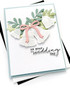 Handmade greeting card with bells on it and on your wedding day sentiment on it.