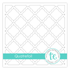 Graphic of Quatrefoil Stencil which creates a tiled pattern for papercrafting.