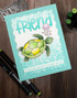 Handmade greeting card with turtle on it and you can always count on me sentiment on it.