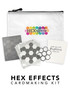 Graphic of Hex Effects Cardmaking Kit which includes dies, maps, and insiders for papercrafting.