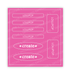 Graphic of Love to Label Sticker Sheet - Lollipop which is a pink color.