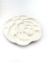 Image of Rosette Watercolor Palette which is a rose shaped color palette.