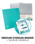 Medium Storage Binder + Sleeves Bundle