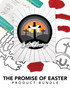 Graphic of The Promise of Easter Product Bundle which includes dies and stamps for easter for papercrafting.