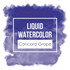 Graphic of TE Liquid Watercolor - Concord Grape which is used for papercrafting.