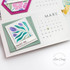 2027 Landscape Desk Calendar - Sugar Cube