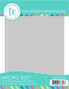 Graphic of Micro Dot Background Stamp which is a stamp used for papercrafting.