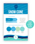 Image of Palette Playbook - Snow Cone which is a rich blue color.