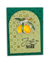Handmade greeting card with lemons on it and just a note sentiment on it.