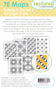 Graphic of TE Maps - Talking in Circles 2 - A2 Sugar Cube which creates a map of patterns for papercrafting.