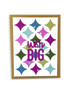 Handmade greeting card with diamonds on it and wish big sentiment on it.