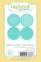 Graphic of Talking in Circles Die - Half Patterns 2 which includes patterns for papercrafting.