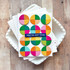 Handmade greeting card with quartered circles on it and you've got this sentiment on it.