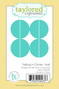 Graphic of Talking in Circles Die - Half which includes half circle dies for papercrafting.