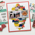 Handmade scrapbooking page with a travel theme.