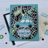 Handmade greeting card with car on it and a little note traveling your way sentiment on it.