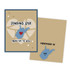 Graphic of handmade greeting card with West Virginia on it.