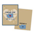 Graphic of handmade greeting card with Washington on it.
