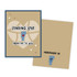 Graphic of handmade greeting card with Vermont on it.