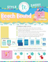 Graphic of Beach Bound Style Guide which shows how to create flip flops for papercrafting.