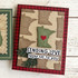 Handmade greeting card with Minnesota on it and sending love from me to you sentiment on it.