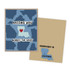 Graphic of handmade greeting card of Louisiana.