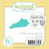 Graphic of Across America - Kentucky Die & Clear Stamp Combo which is used for papercrafting.