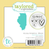 Graphic of Across America - Illinois Die & Clear Stamp Combo which is used for papercrafting.