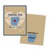 Graphic of handmade greeting card of Arkansas.