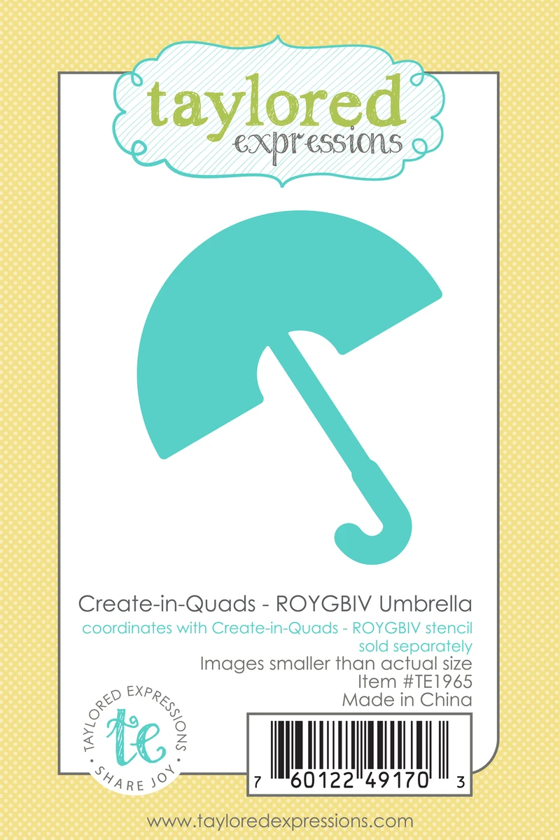 Create-in-Quads - ROYGBIV Umbrella Die