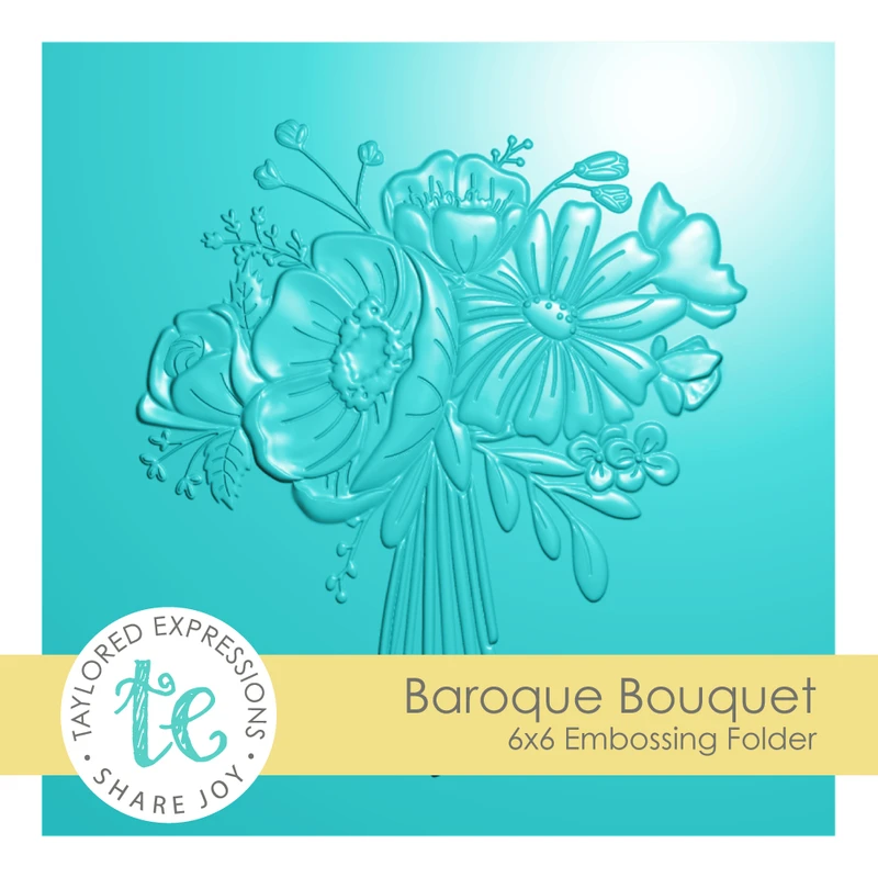 3D Embossing Folder - Baroque Bouquet