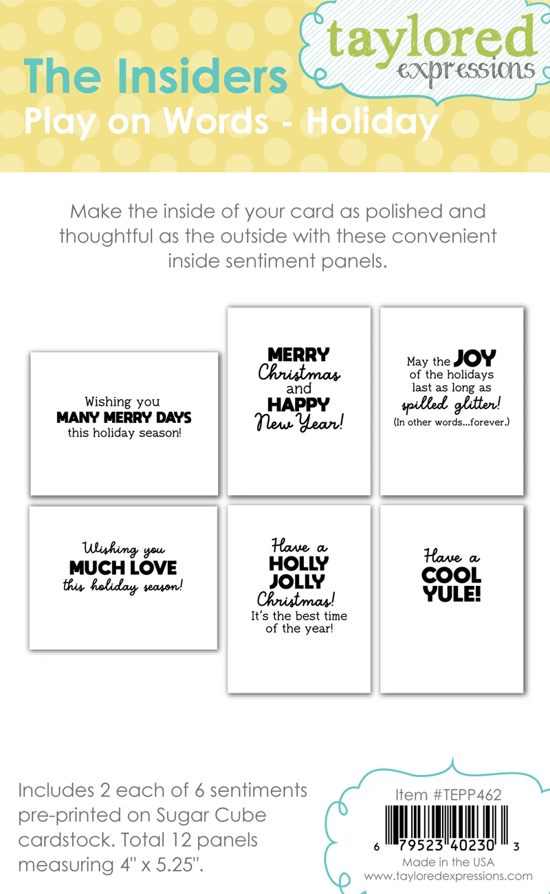 The Insiders - Play on Words - Holiday
