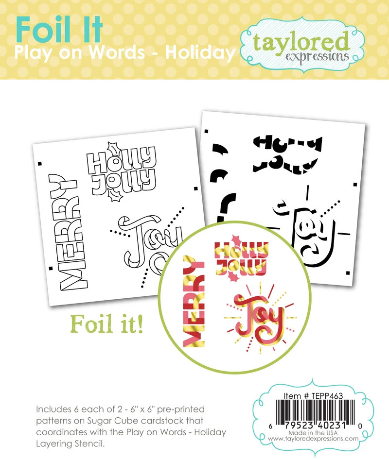 Foil It - Play on Words - Holiday