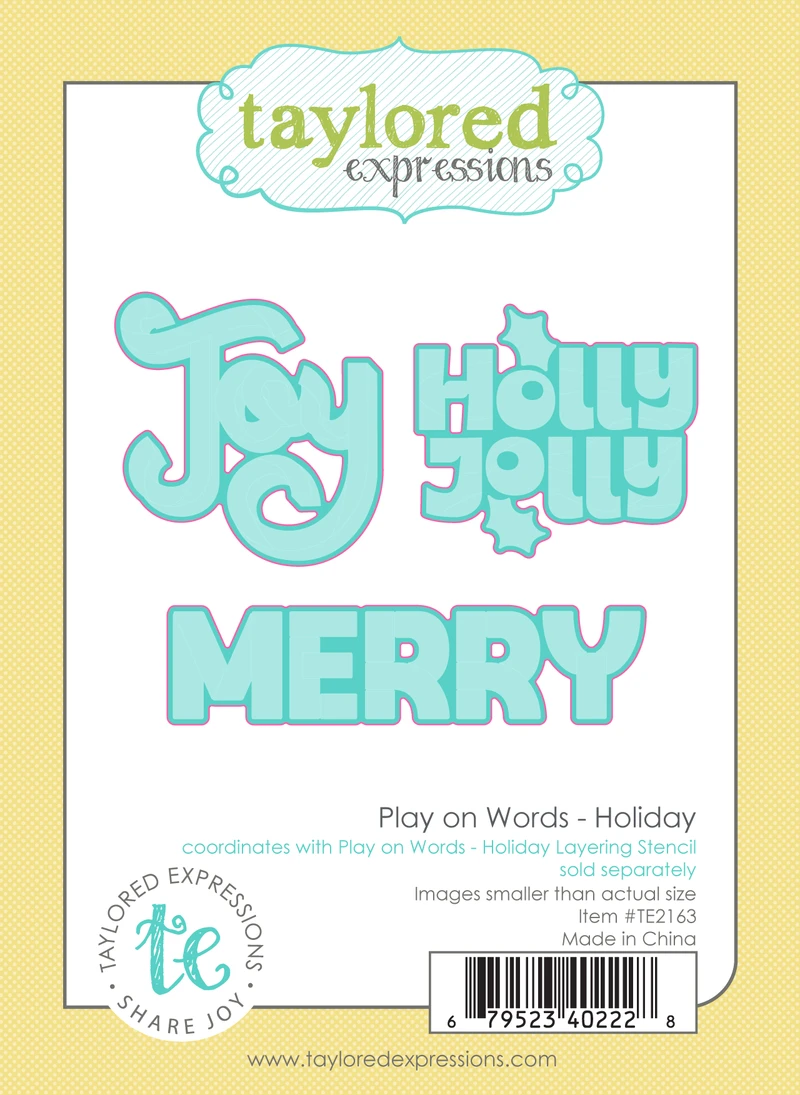 Play on Words - Holiday Dies