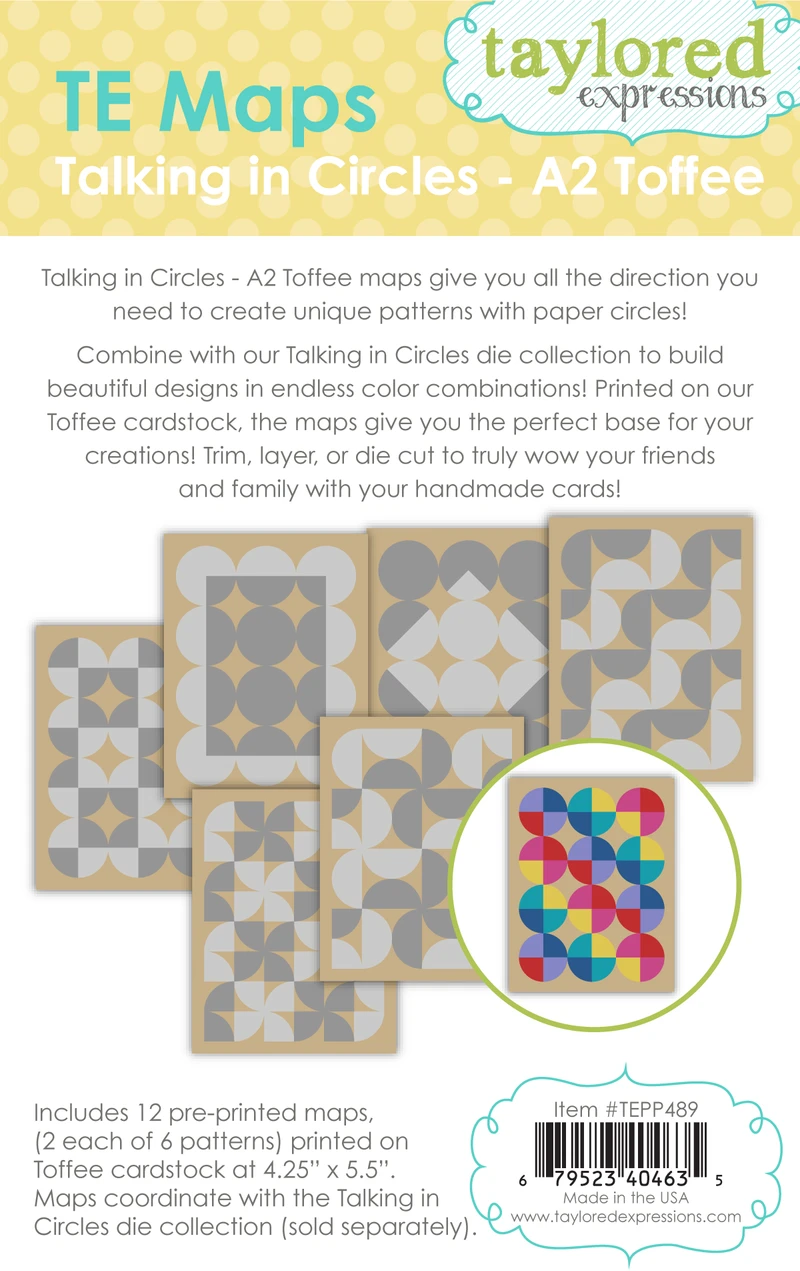 TE Maps - Talking in Circles - A2 Toffee