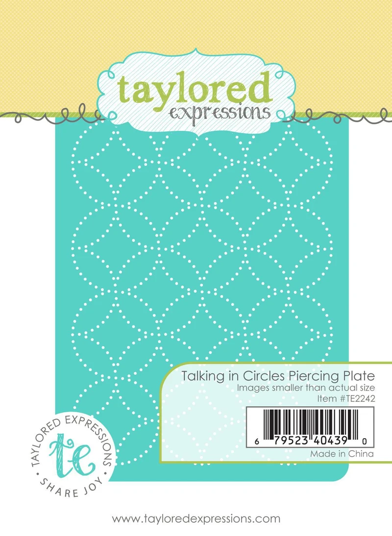 Talking in Circles Piercing Plate Die