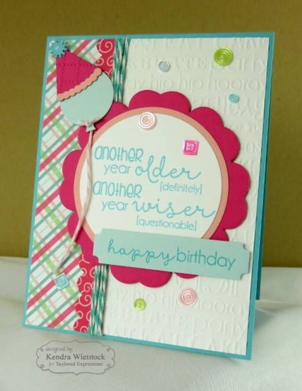 Happy Birthday Embossing Folder