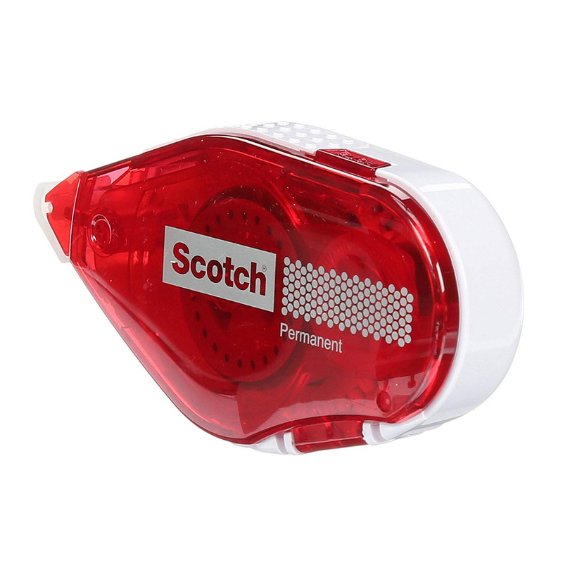 Scotch® Tape Runner, .31 in x 49 ft, Red Dispenser