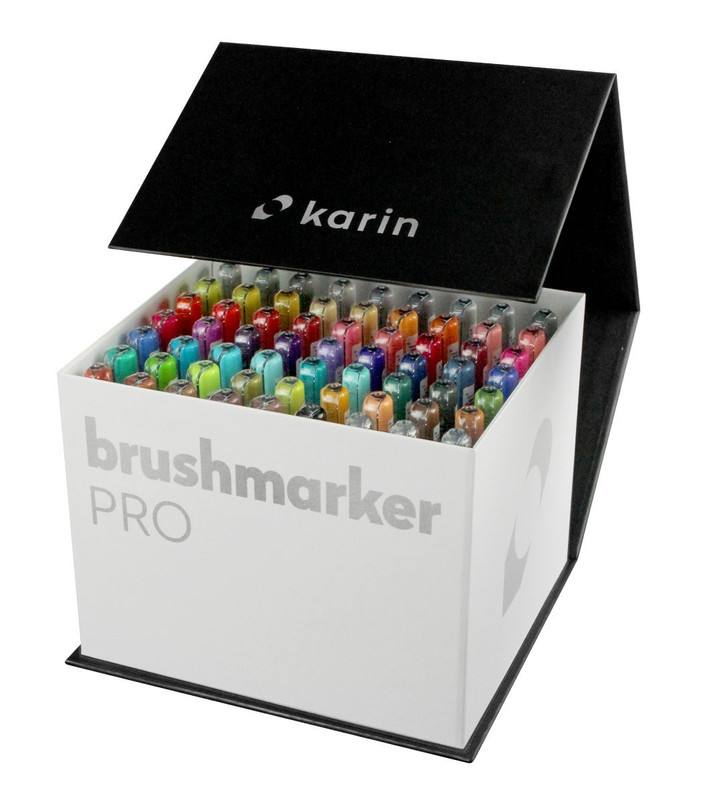 Karin Brushmarker PRO 72pc Mega Box PLUS Set - Default Title - Spellbinders  Paper Arts