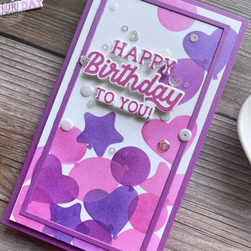 Happy Birthday with stars (matching cutter) - Stencil – Make It Pop Shoppe