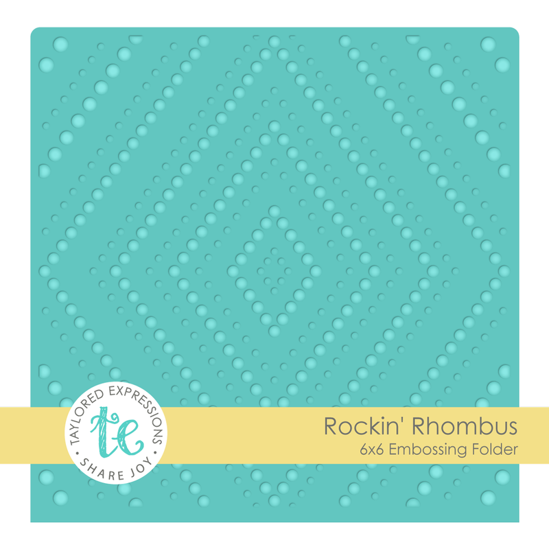 Rockin' Rhombus 6x6 Embossing Folder