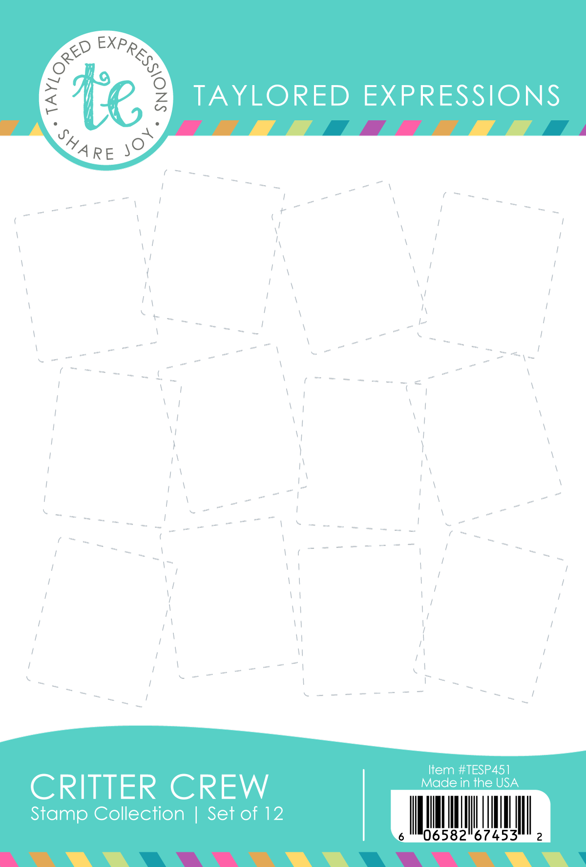 A Year In Bloom Stamp Panel with first seven month flowers shown.