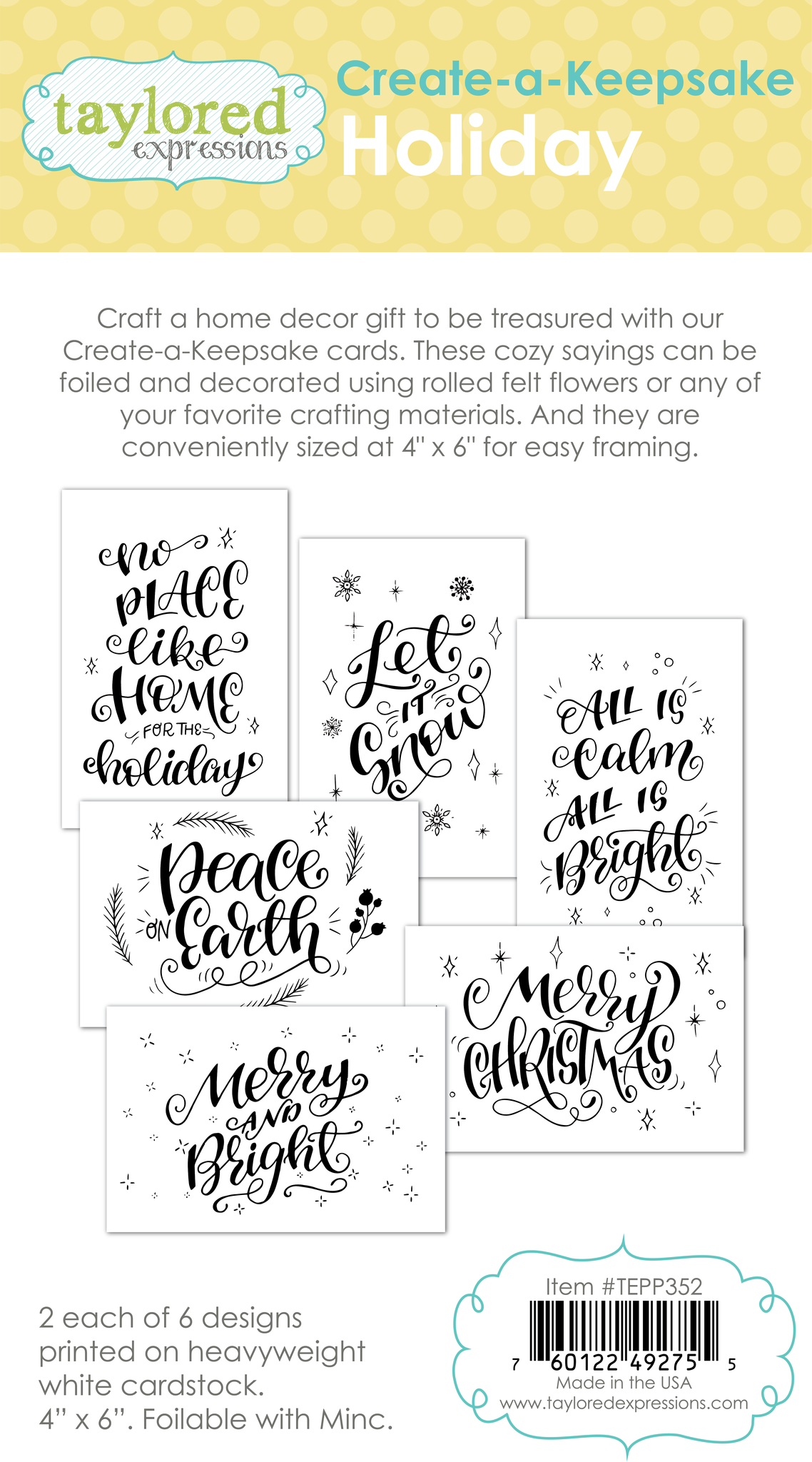 Create-a-Keepsake - Holiday