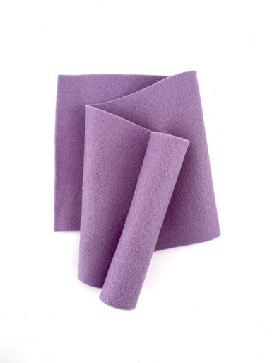 シルク100本　パープル100本　 100% Wool Felt - Lilac