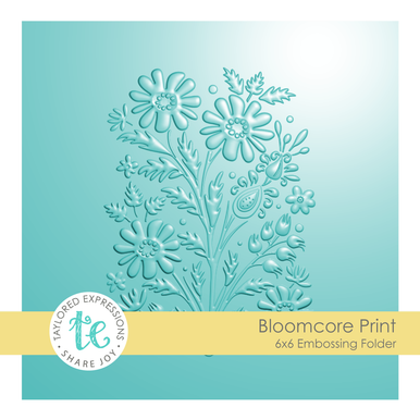 3D Embossing Folder - Bloomcore Print