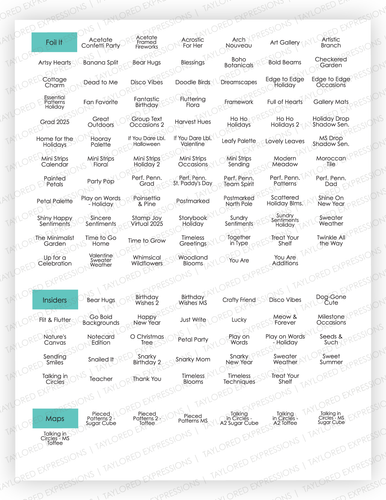 Label It - Insiders & Foil It Stickers 2
