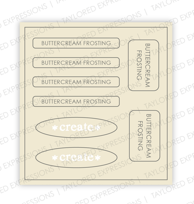 Love to Label Sticker Sheet - Buttercream Frosting