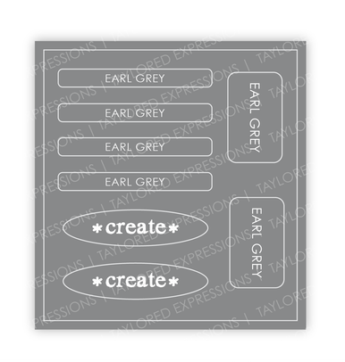 Love to Label Sticker Sheet - Earl Grey