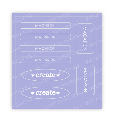 Love to Label Sticker Sheet - Macaron
