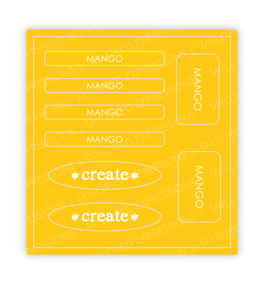 Love to Label Sticker Sheet - Mango
